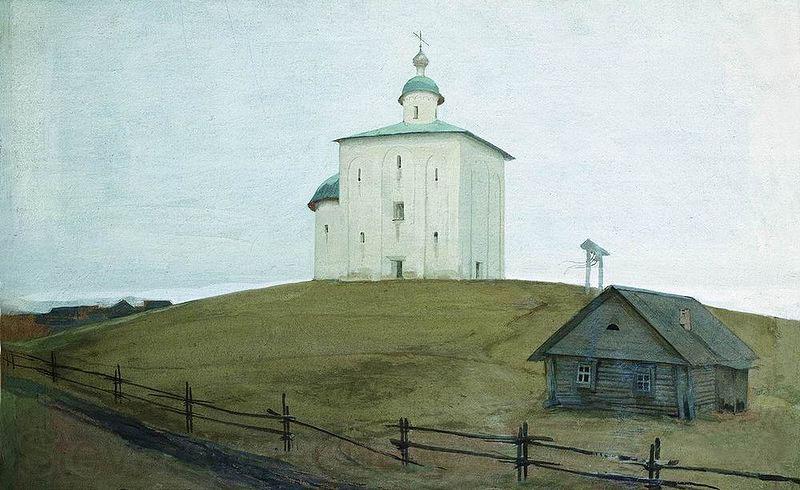 Andrei Ryabushkin Novgorod Kirche Norge oil painting art